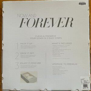 David's Bridal wedding gown dress preservation kit - NEW! Retail $190